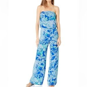 Lilly Pulitzer strapless jumpsuit